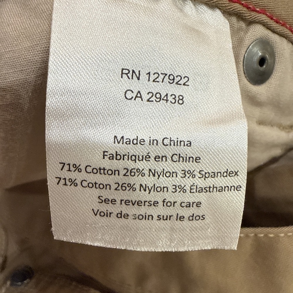 Mountain Khakis MK Slim Tailored Fit Men's Khaki Pants 36 x 34 (actual 36 x 27) - Picture 6 of 13